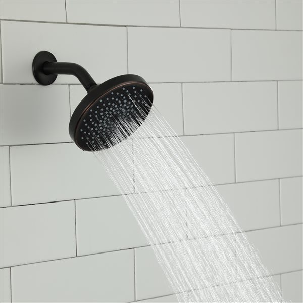 Casainc Oil-Rubbed Bronze 1-Spray Rain Shower Head 1.75-GPM (6.6-LPM)