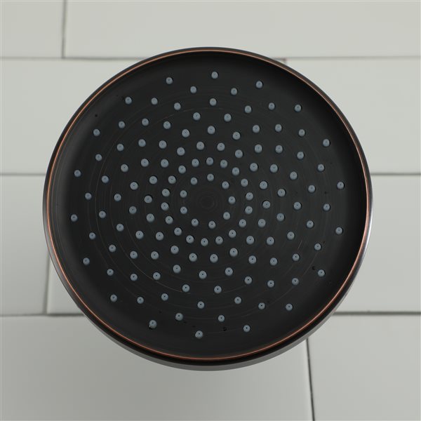 Casainc Oil-Rubbed Bronze 1-Spray Rain Shower Head 1.75-GPM (6.6-LPM)