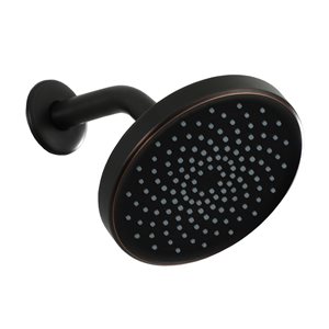 Casainc Oil-Rubbed Bronze 1-Spray Rain Shower Head 1.75-GPM (6.6-LPM)