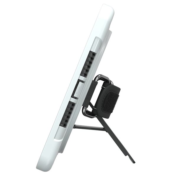 CTA Digital Protective Case with 360-degree Rotatable Grip Kickstand - White