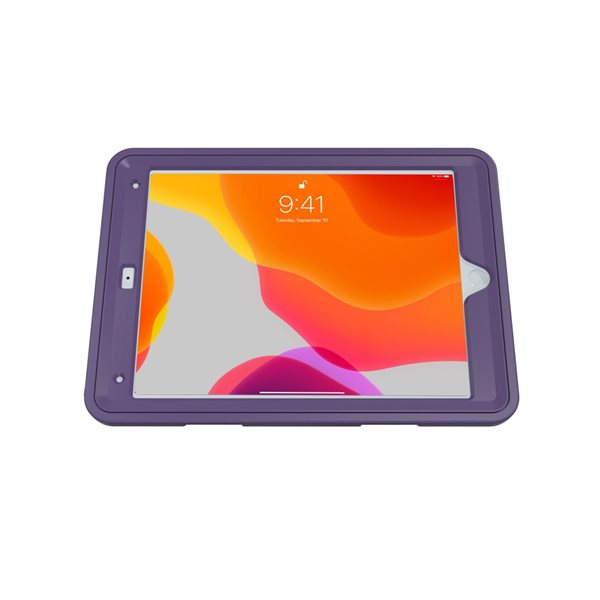 CTA Digital Protective Case with  360-degree Rotatable Grip Kickstand - Purple