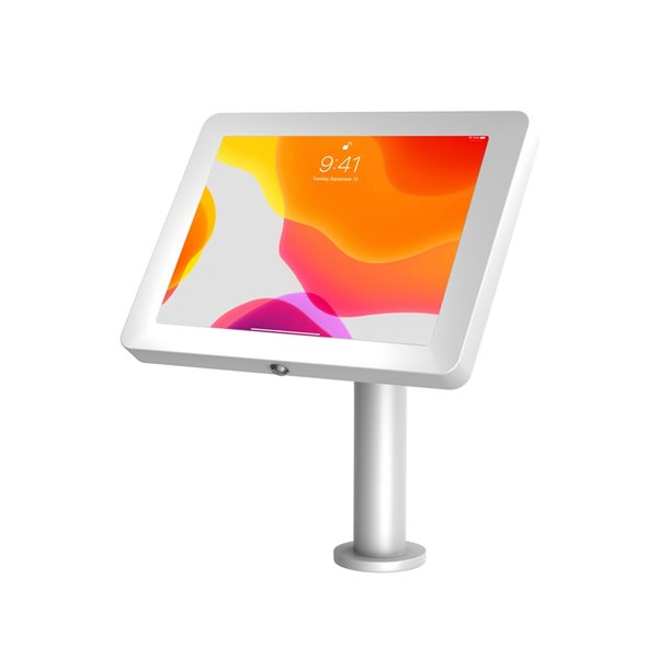 CTA Digital Paragon Enclosure with Curved Neck for iPad - White