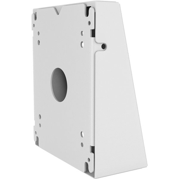 CTA Digital Premium Double VESA Wedge and Outlet/PoE Cover for Tablets - White