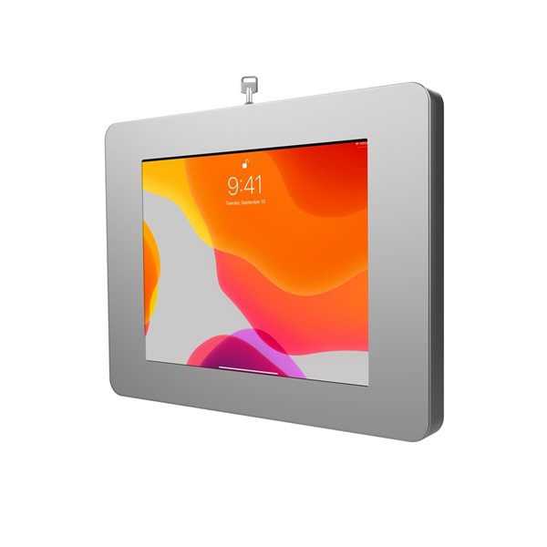 CTA Digital Premium Locking Wall Mount for iPad and Galaxy Tab A  - Silver