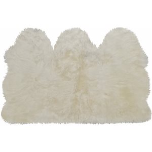 Tapis décoratif intérieur en peau de mouton par Natural, 3 pi x 5 pi, or