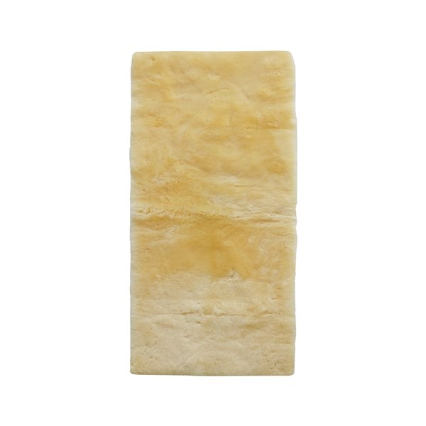 Peau de mouton à usage médical rectangulaire par Natural, 3 pi x 5 pi, beige