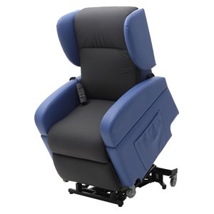EZee Life Mars Blue/Grey 2-Motor Powered Reclining Lift Chair