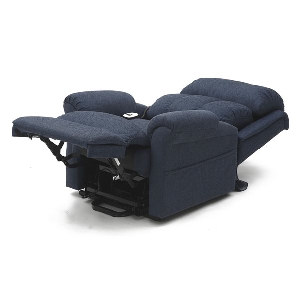 EZee Life Jupiter Blue Chenille 2-Motor Powered Reclining Lift Chair