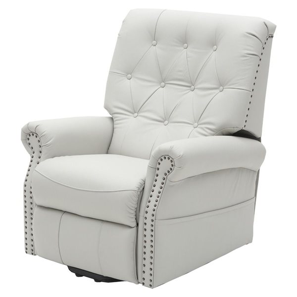 EZee Life Neptune Bone Leather 2-Motor Powered Reclining Lift Chair