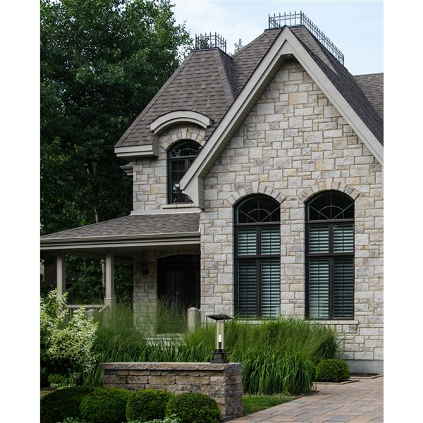 Z-Lite Sheridan Black 100-Watt 24.75-in Transitional Post Light