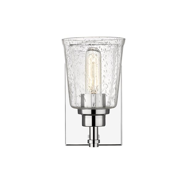 Z-Lite Bohin 5-in W 1-Light Chrome Transitional Wall Sconce