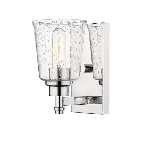 Z-Lite Bohin 5-in W 1-Light Chrome Transitional Wall Sconce