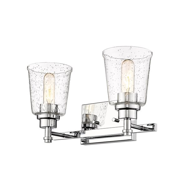 Z-Lite Bohin 2-Light Chrome Transitional Vanity Light