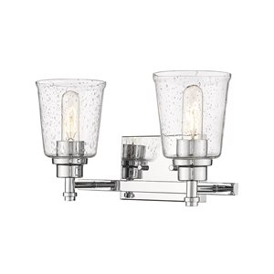 Z-Lite Bohin 2-Light Chrome Transitional Vanity Light