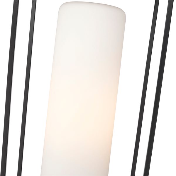 Z-Lite Sheridan 100-Watt 22.5-in Black Transitional Post Light