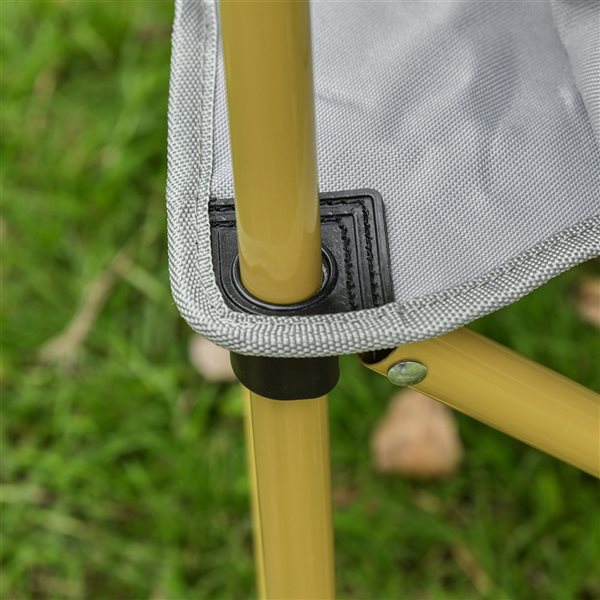 Outsunny Grey/Blue Folding Camping Chair