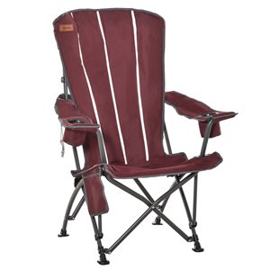 Outsunny Red Folding Camping Chair