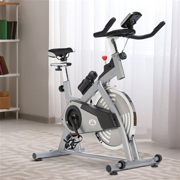 Soozier Silver Indoor Cycling Bike