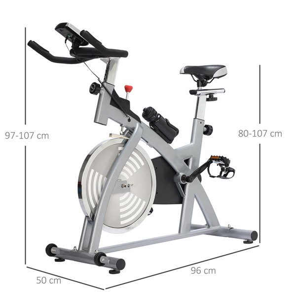 soozier upright stationary exercise bike indoor cycling bicycle