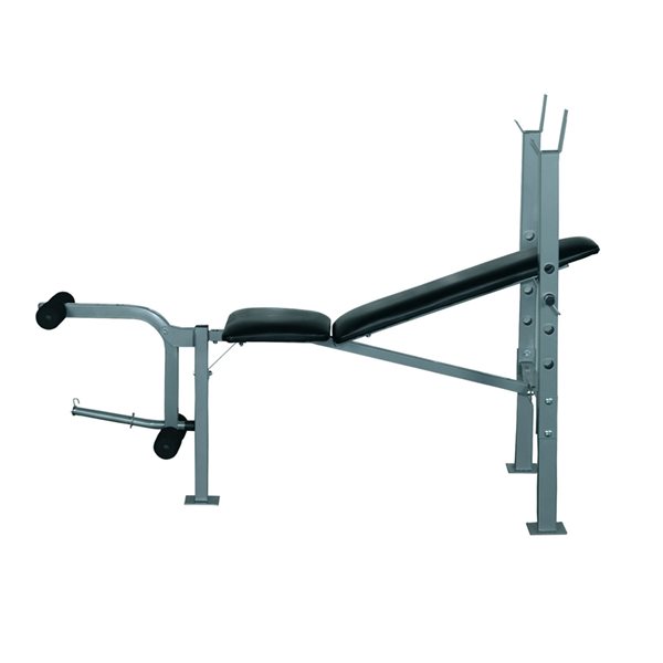 Banc de musculation en acier noir par Soozier à 4 positions