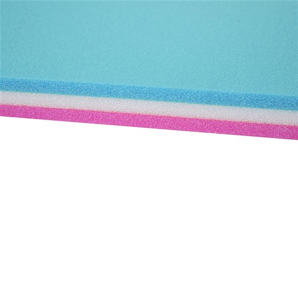 HOMCOM Blue 3-Seat Foam Raft