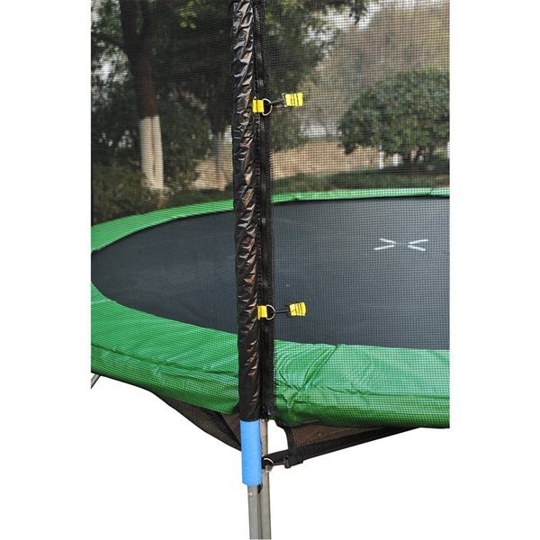 Aosom 12-ft Trampoline Black Trampoline Safety Net