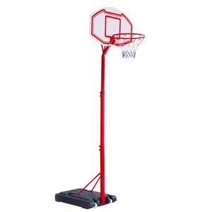 Soozier Outdoor Portable 23.6-in Adjustable Basketball Hoop