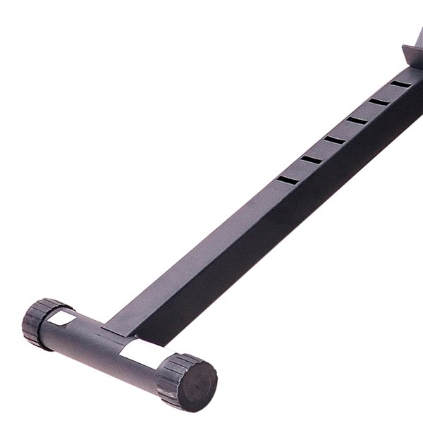 Soozier Black/Red Steel 7-Position Adjustable Weight Bench