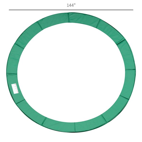HomCom 12-ft Green Trampoline Safety Pad