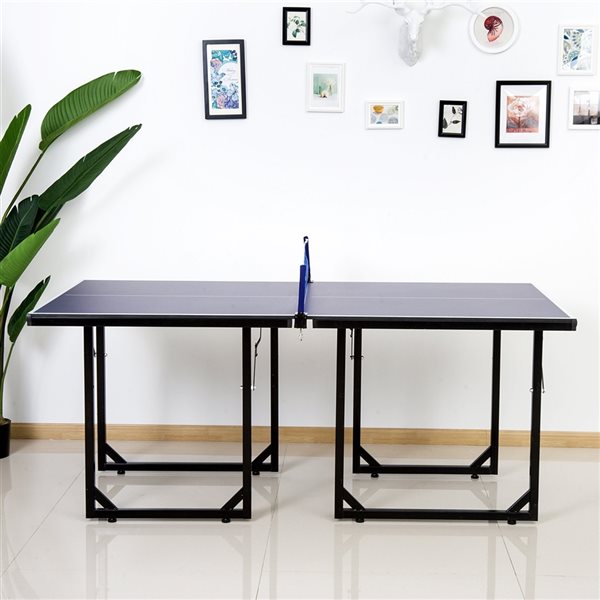 Soozier 36-in Indoor/Outdoor Freestanding Ping Pong Table