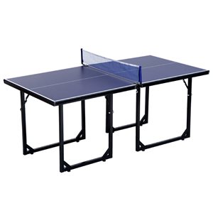Table de tennis de table autoportante par Soozier de 36 po pour intérieur et extérieur