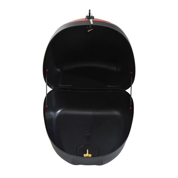 Boîtier verrouillable HomCom de 24 L pour casque de moto