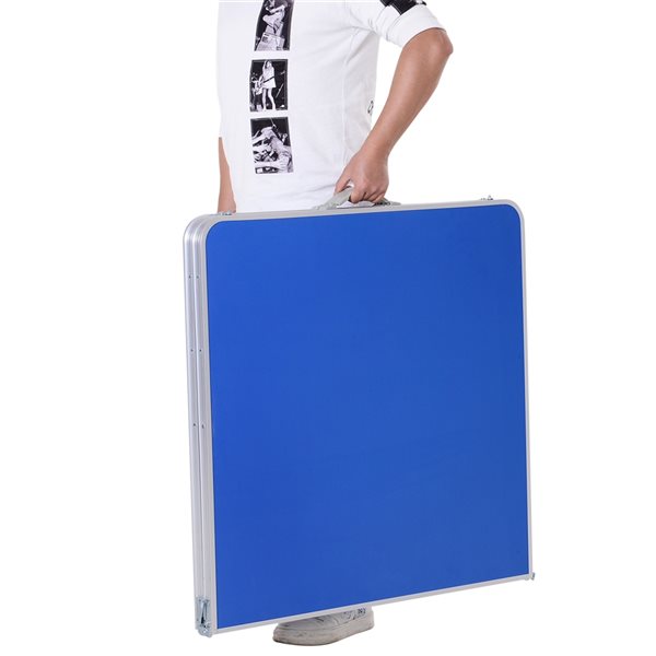 Outsunny 63-in Indoor/Outdoor Freestanding Ping Pong Table