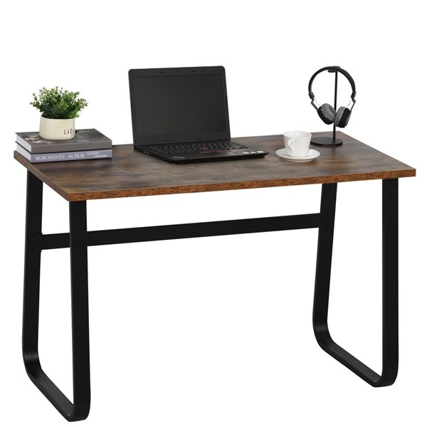 HomCom 45.25-in Brown Modern/Contemporary Writing Desk