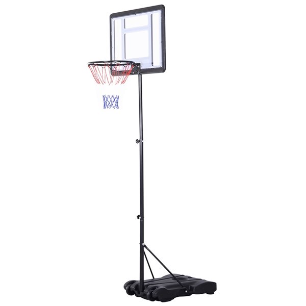 Panier de basketball extérieur Soozier ajustable portable 23,2 po A61-010