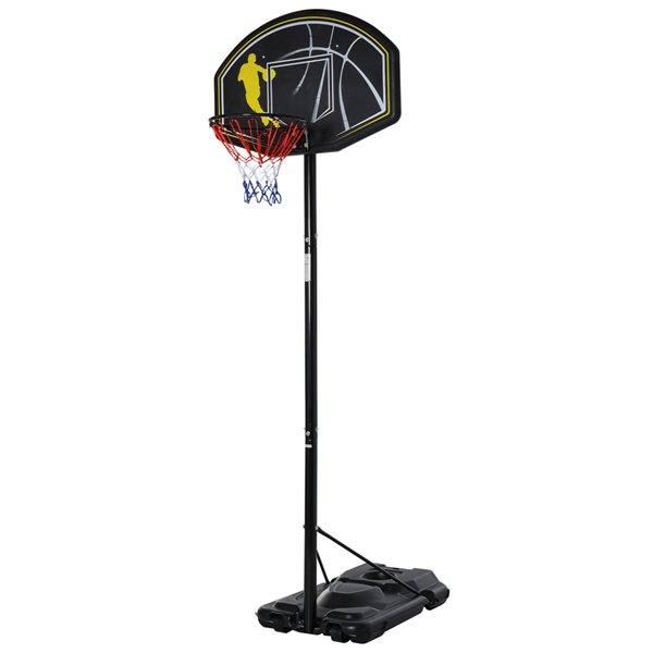 Panier de basketball extérieur Soozier portable et ajustable de 29,13 po  A61-002