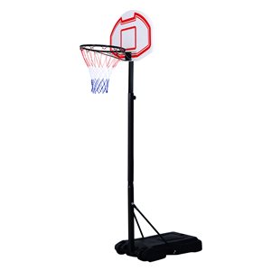 Soozier Outdoor Portable 19.3-in Adjustable Basketball Hoop
