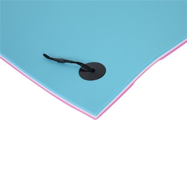 HOMCOM Roll-Up 3-Seat Blue Foam Raft