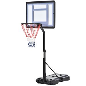 Soozier Outdoor Portable 23.2-in Adjustable Basketball Hoop