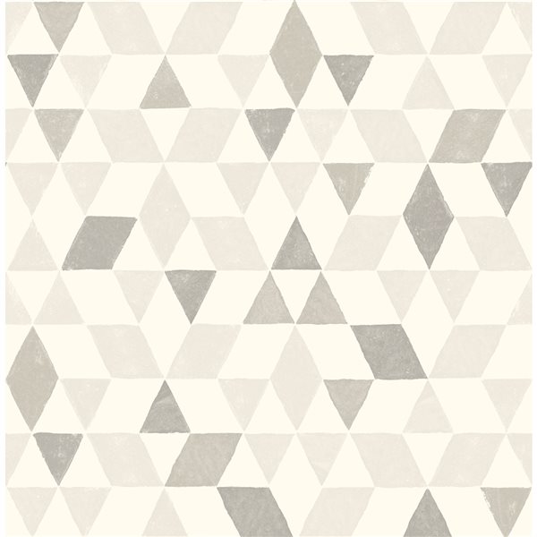 Fine Decor Non-woven Unpasted Harold Grey Geometric Wallpaper