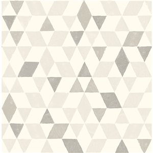 Fine Decor Non-woven Unpasted Harold Grey Geometric Wallpaper