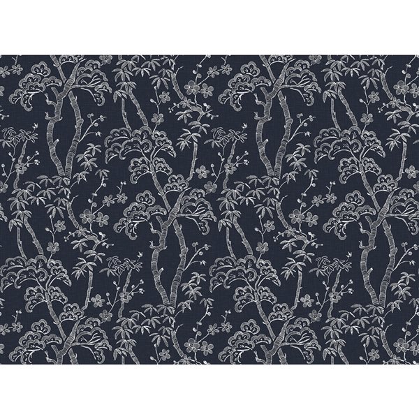 REMIX WALLS by Katie Hunt Storybook Forest Denim Blue Wall Mural