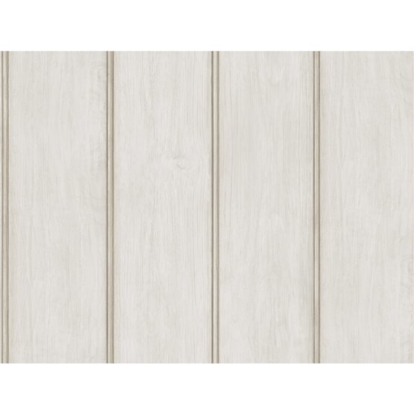 Zio and Sons Non-woven Unpasted Upstate Beadboard Timeless Grey Wood ...