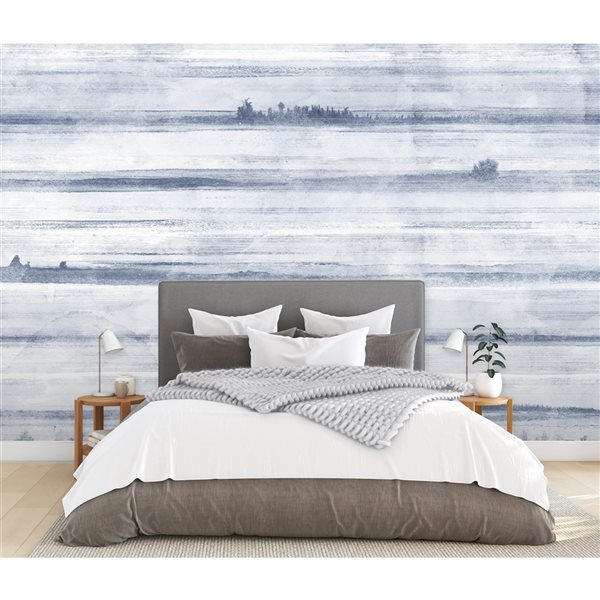 REMIX WALLS by Katie Hunt Jet Set Ocean Blue Wall Mural