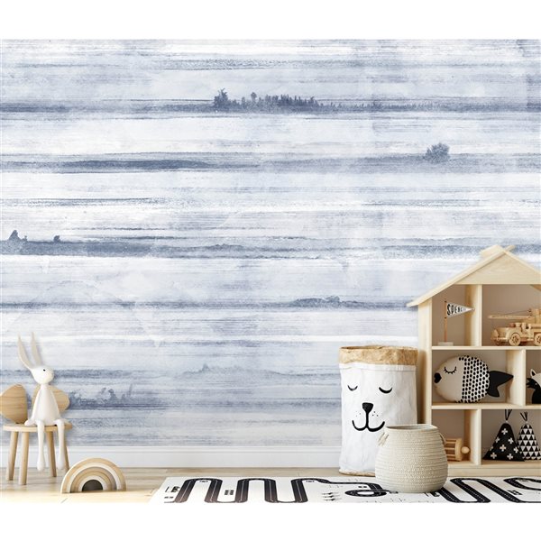 REMIX WALLS by Katie Hunt Jet Set Ocean Blue Wall Mural