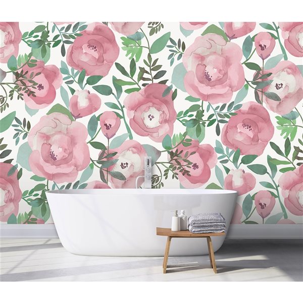 REMIX WALLS by Katie Hunt Jet Set Dove Grey Wall Mural