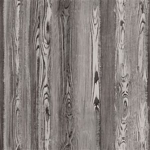 ESTA Home Non-woven Unpasted Cady Brown Wood Panel Wallpaper