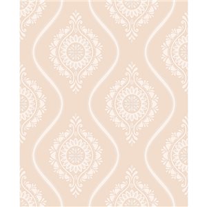 Papier peint douille de corail Beaumont non encollé de Fine Decor