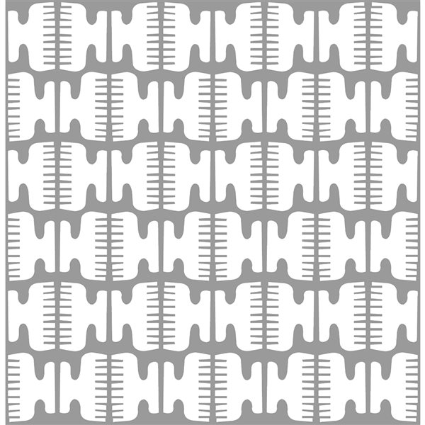 Papier peint gris Shift en vinyl autocollant de Black Pepper Paperie