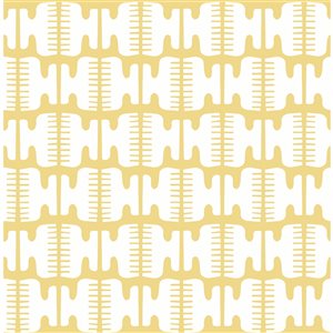Black Pepper Paperie Vinyl Self-adhesive Yellow Shift Peel and Stick Wallpaper